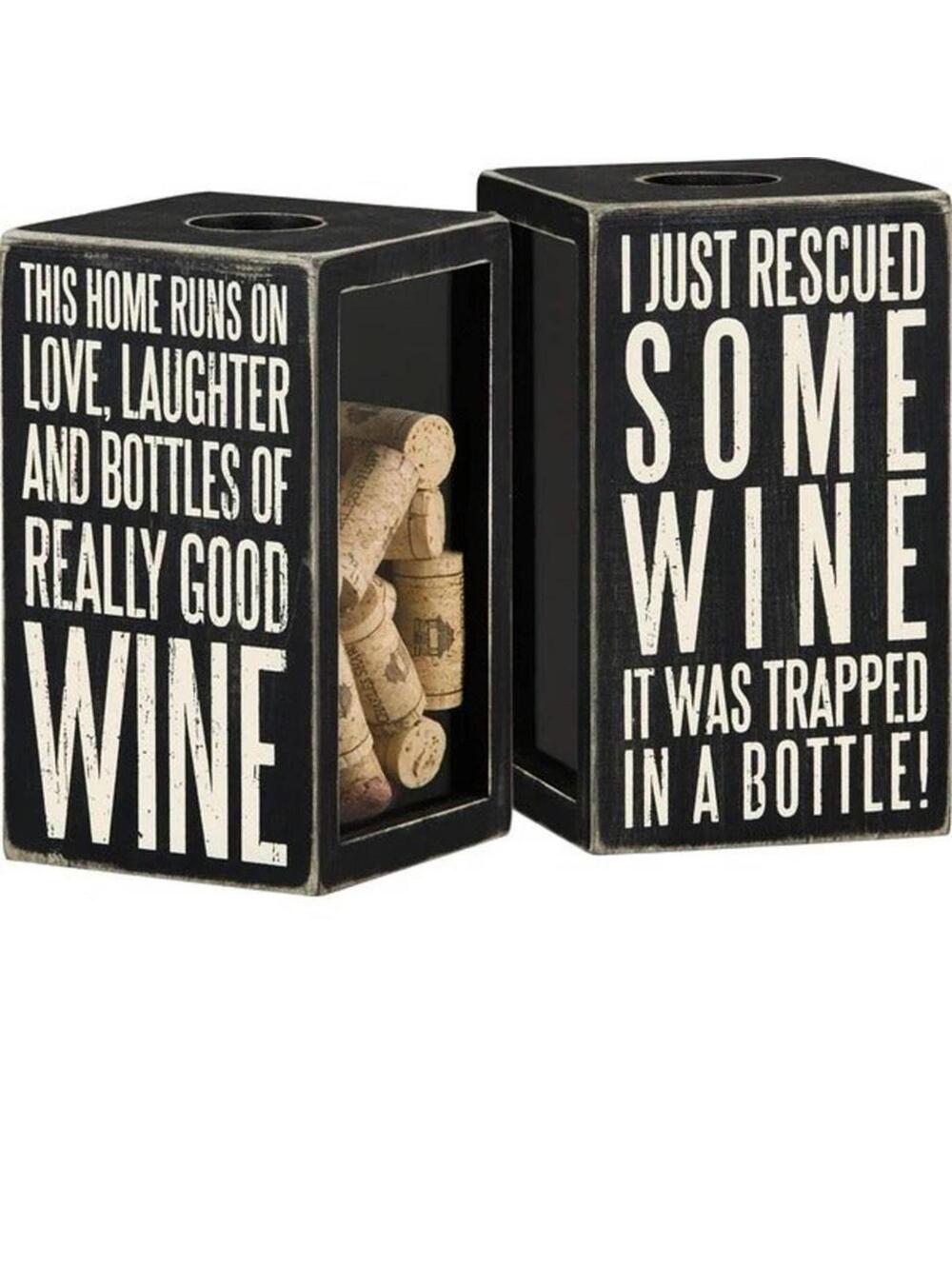 Primitives by Kathy Cork Holder - Bottle Of Really Good Wine